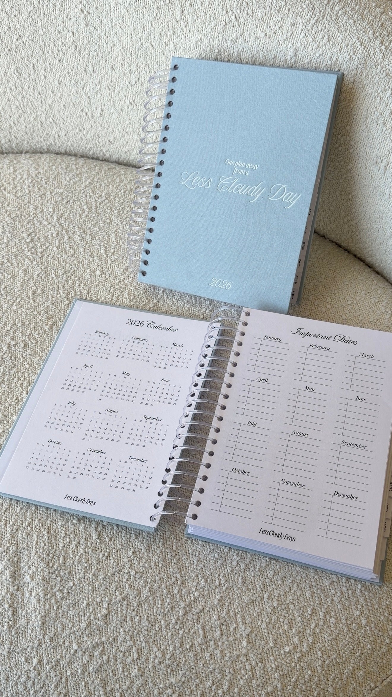 2026 Planner - Sky Blue