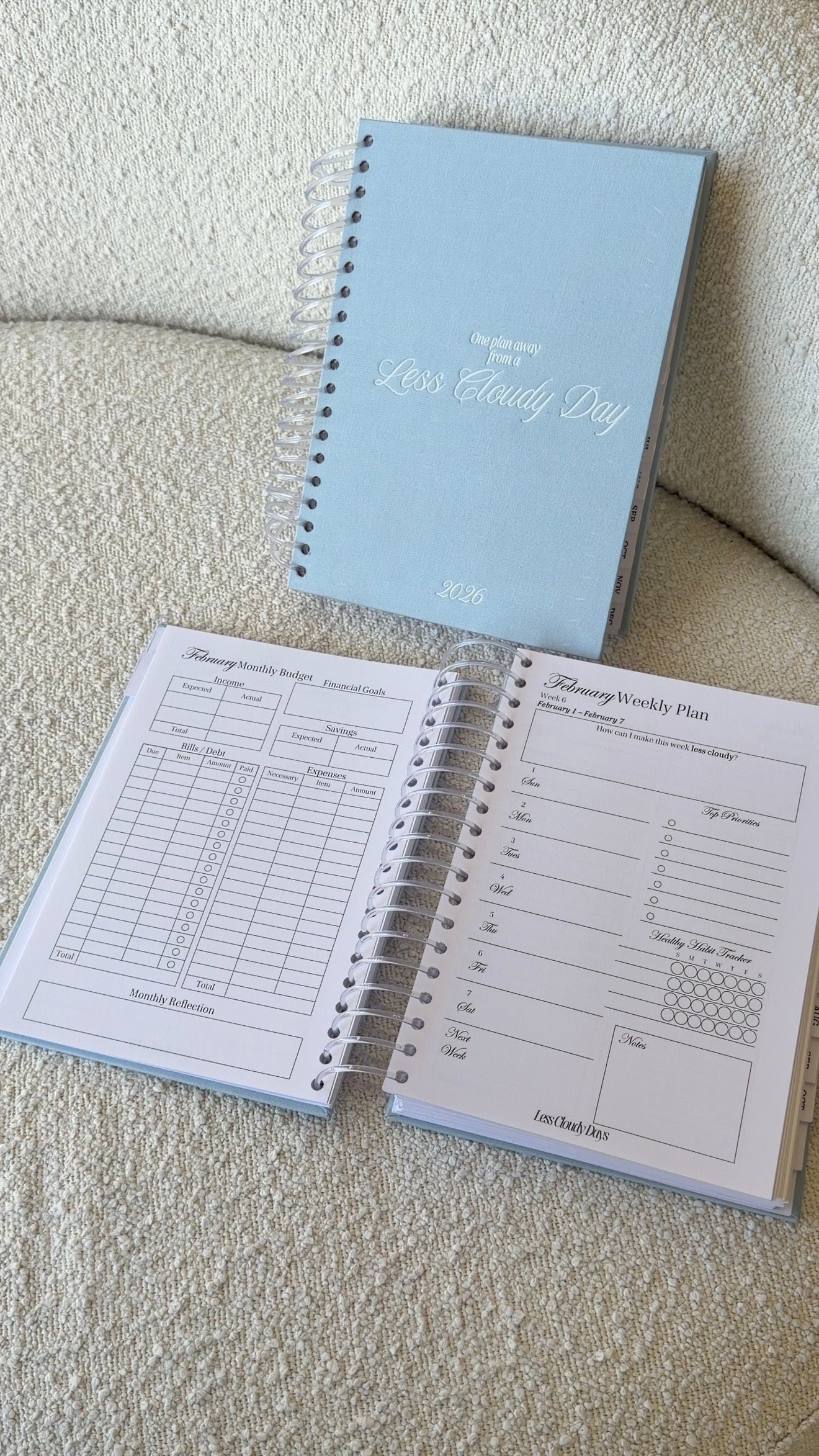 2026 Planner - Sky Blue