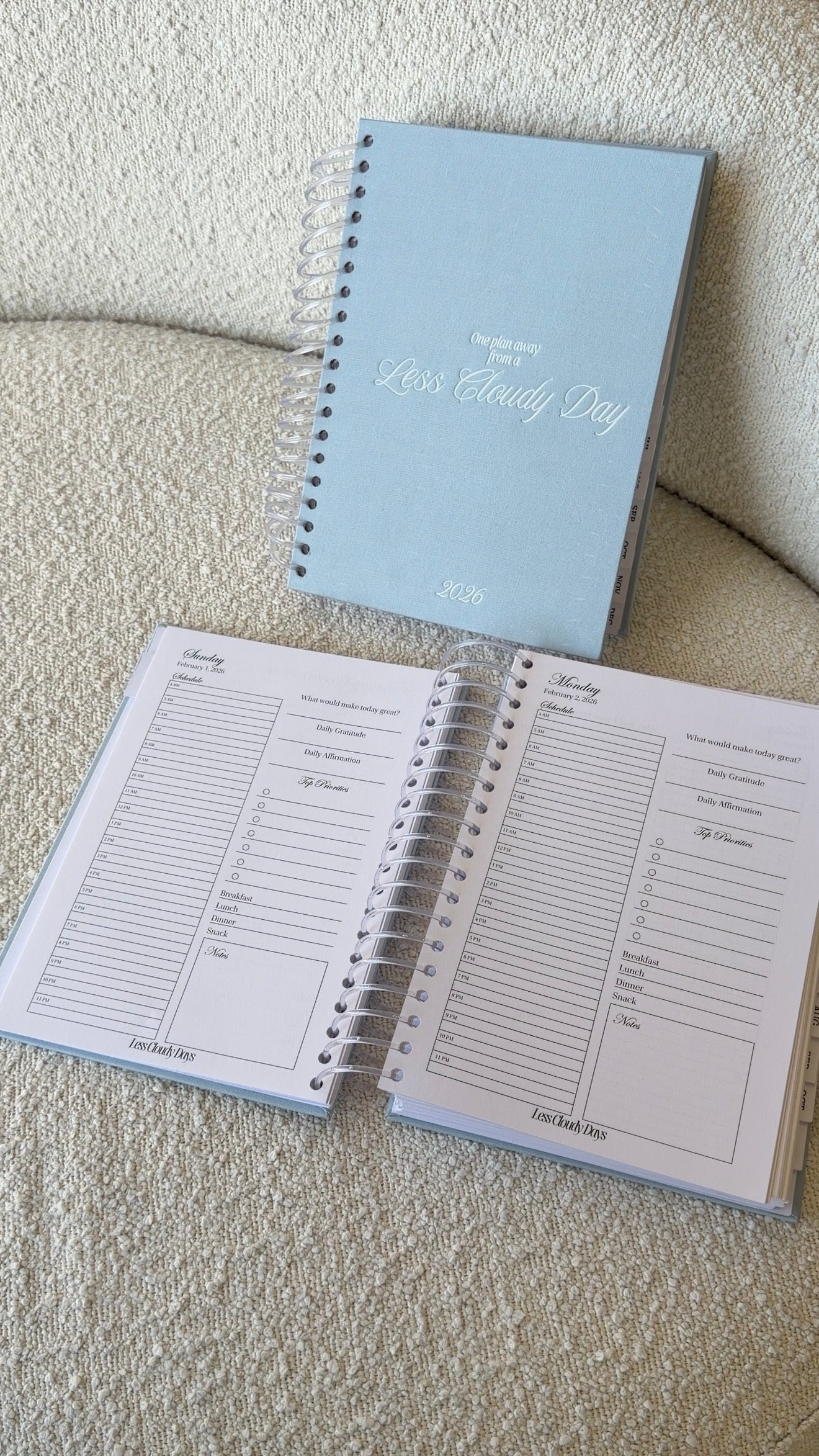 2026 Planner - Sky Blue