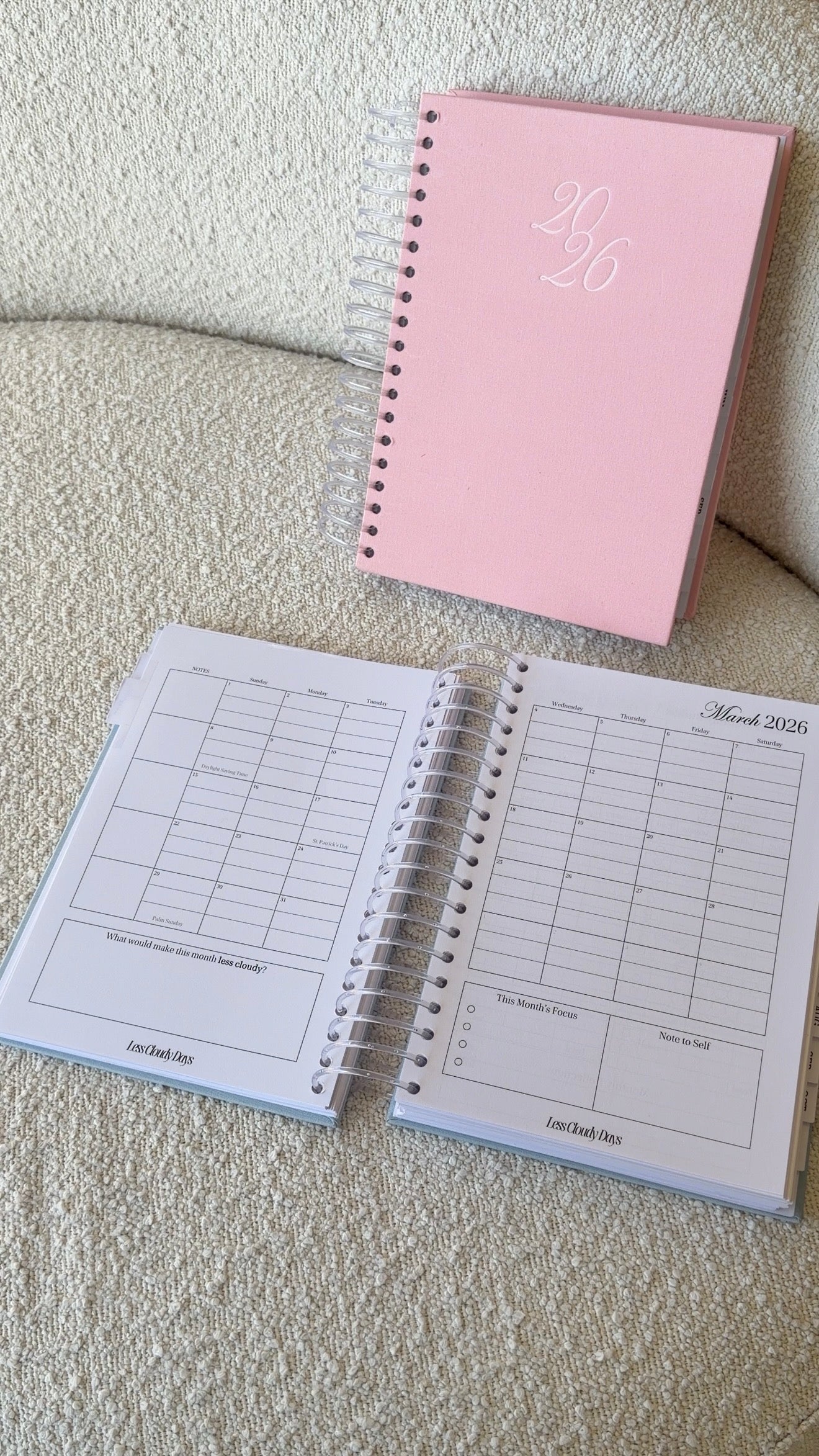 2026 Planner - Baby Pink