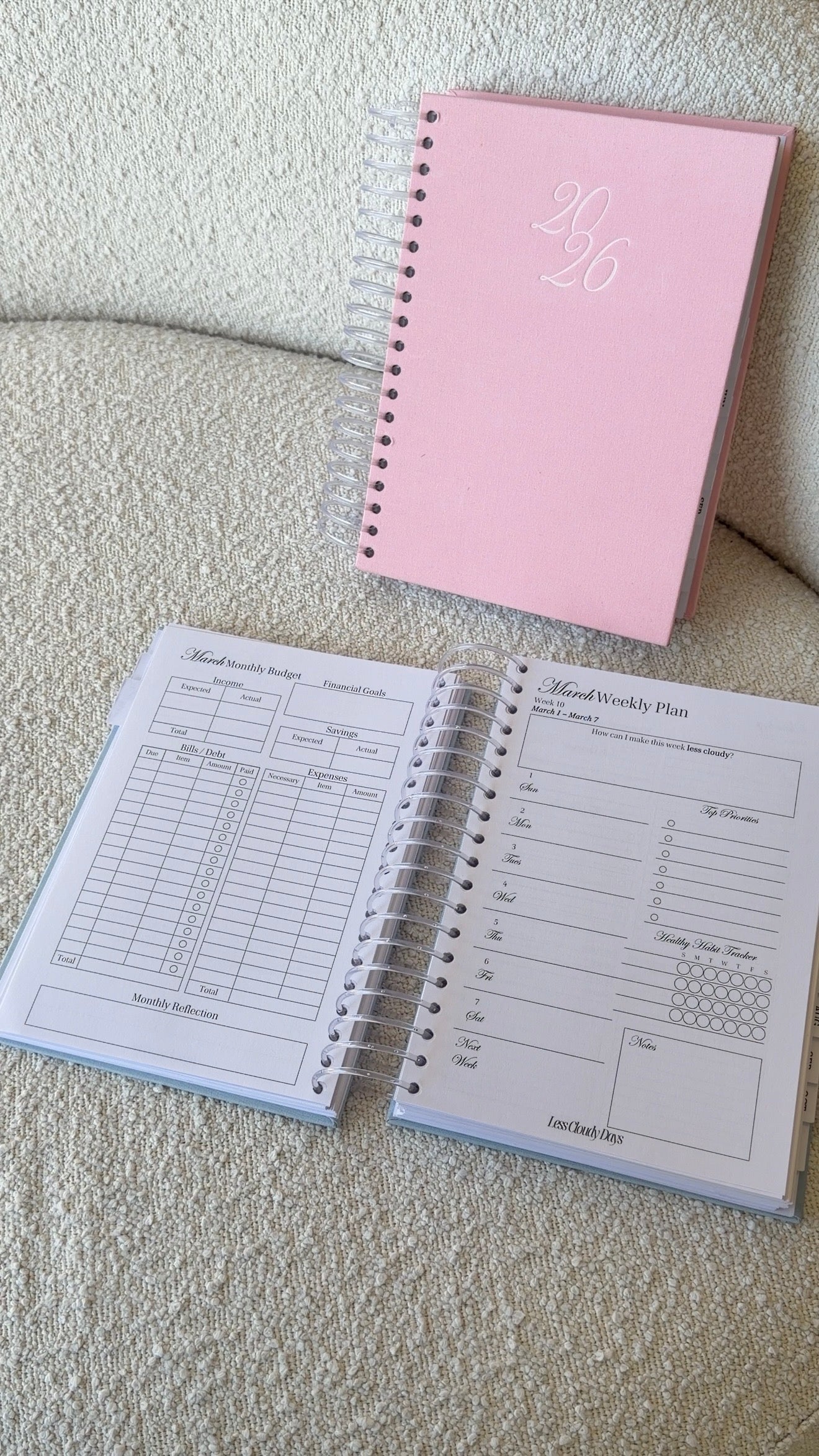 2026 Planner - Baby Pink