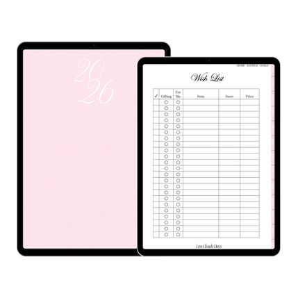 2026 Digital Planner